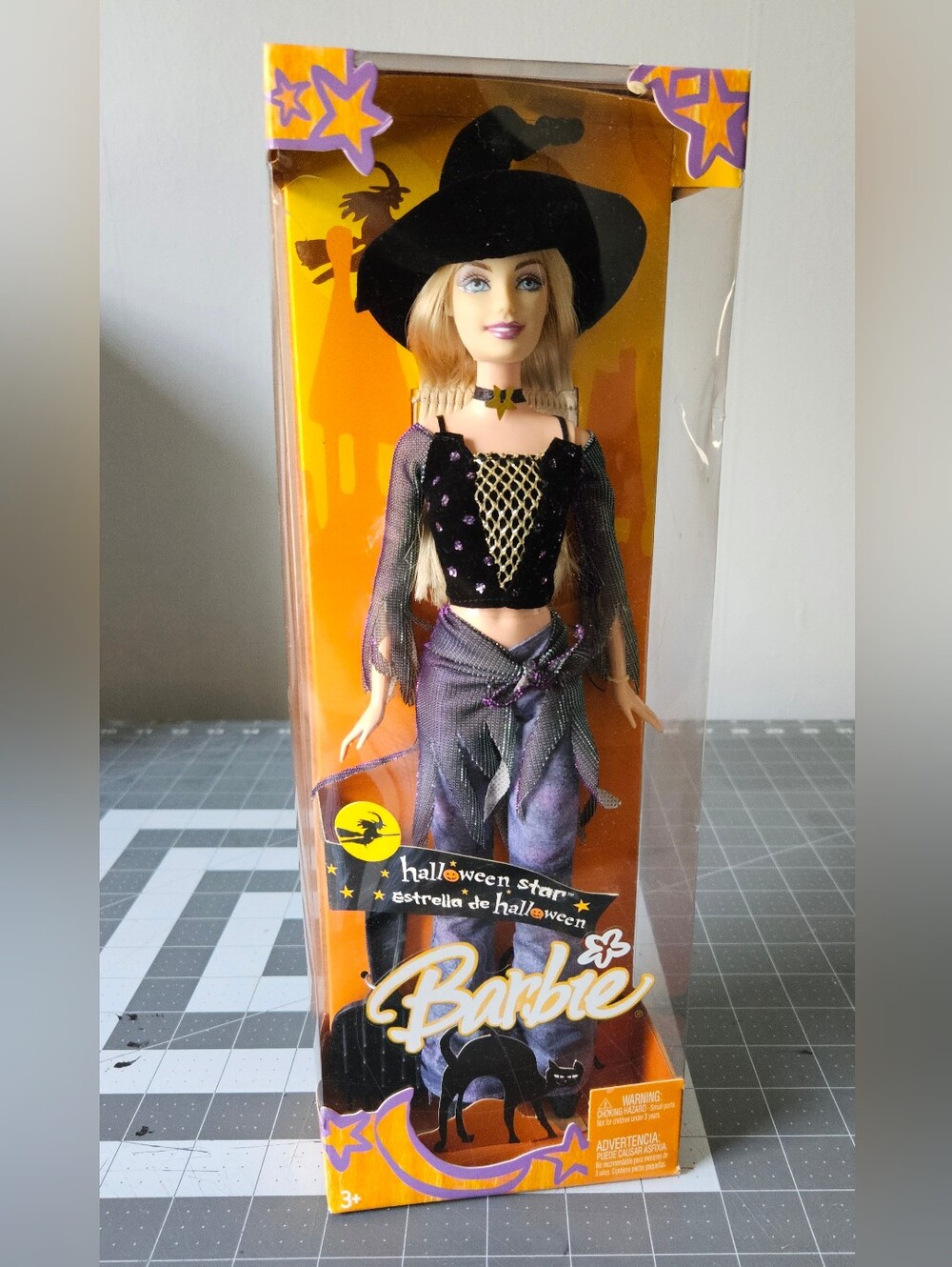 2005 Mattel Barbie Halloween Star Witch Costume Doll